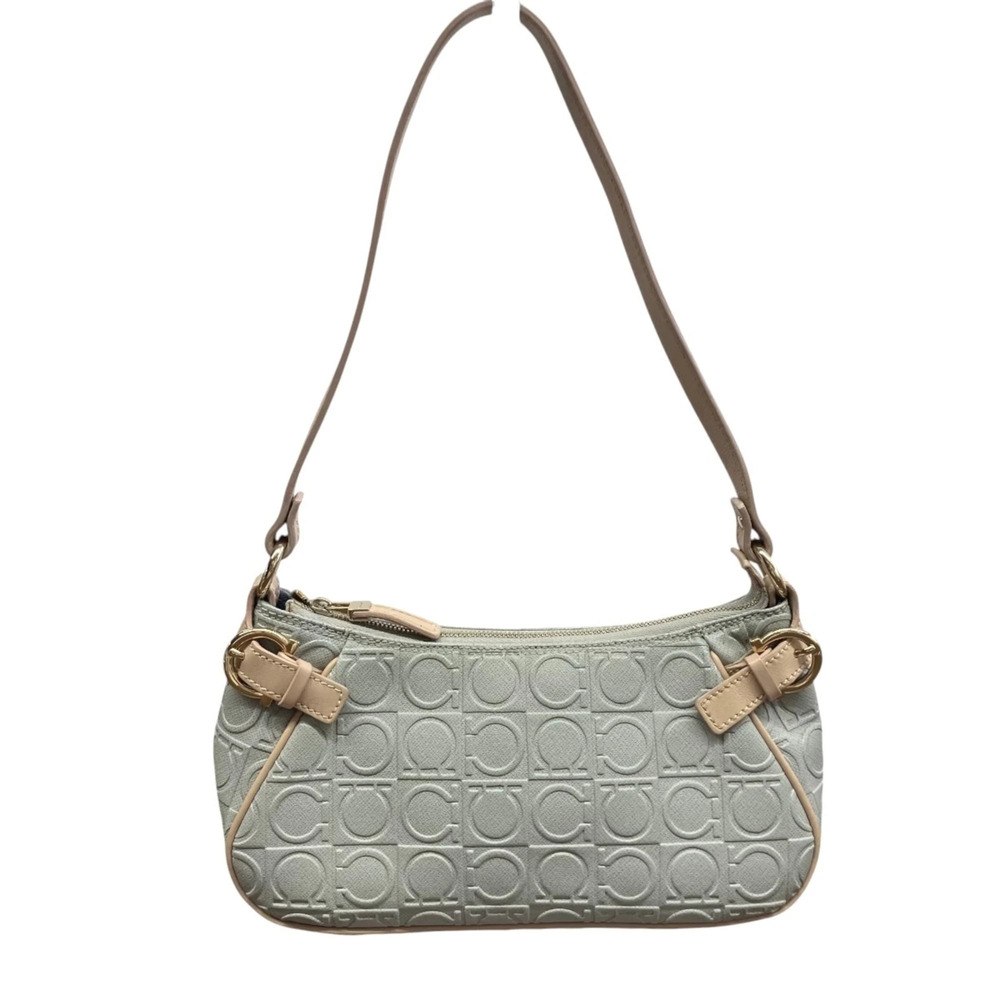 Salvatore Ferragamo shoulder bag, Gancini design, leather, AU-21 4435